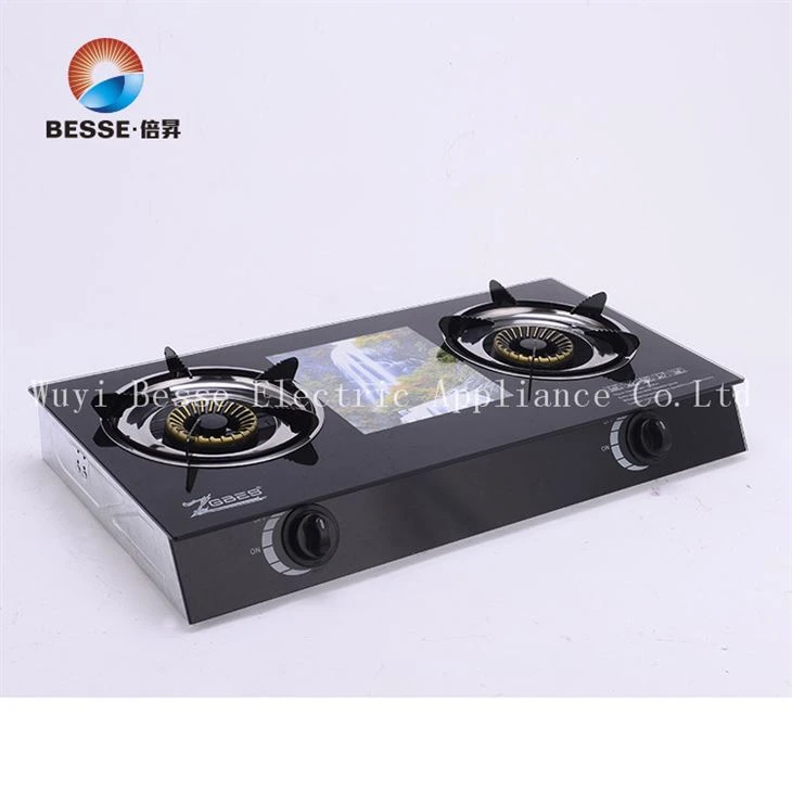 Big Fire Stainless Steel 2 Big Burner Gas Stove (ZG-3080B) Big Fire Stainless Steel 2 Big Burner Gas Stove (ZG-3080B)